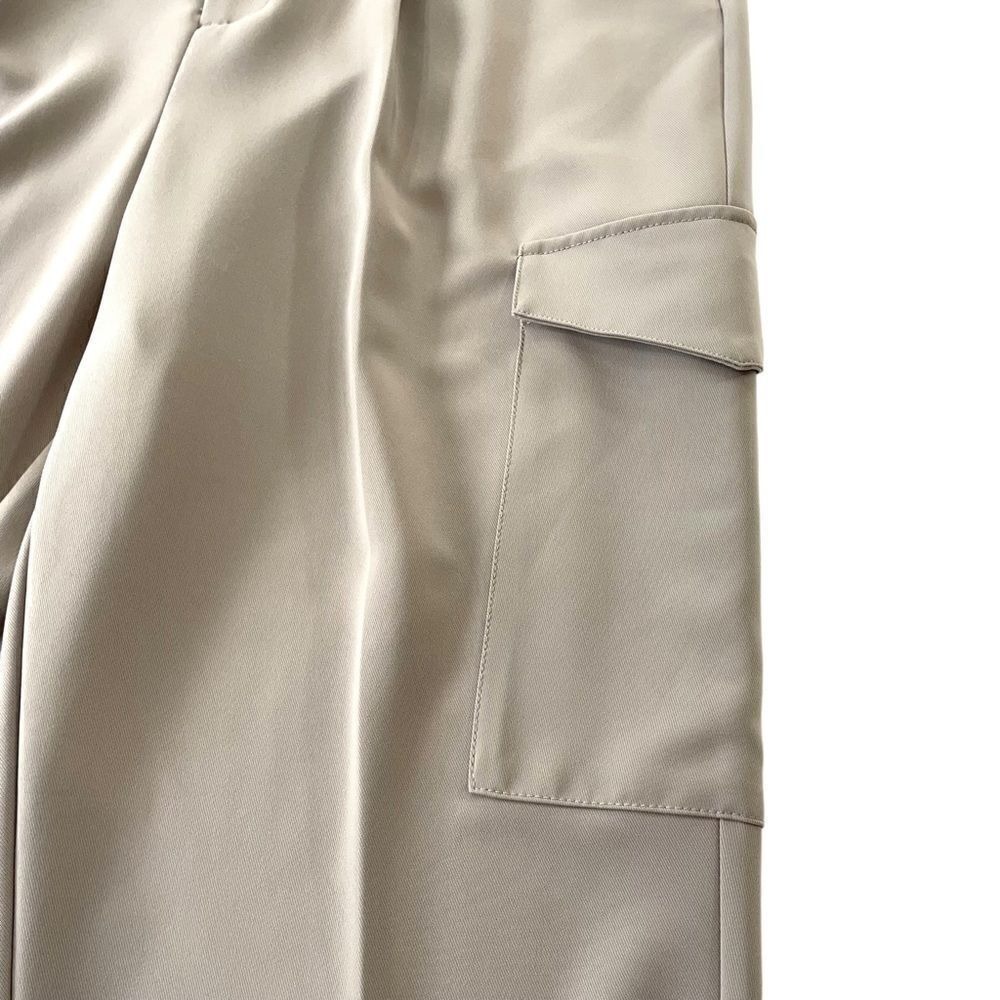 Prologue Womens Neutral Ankle Length Casual Cargo Trouser Pants, Plus 14 - Picture 6 of 14